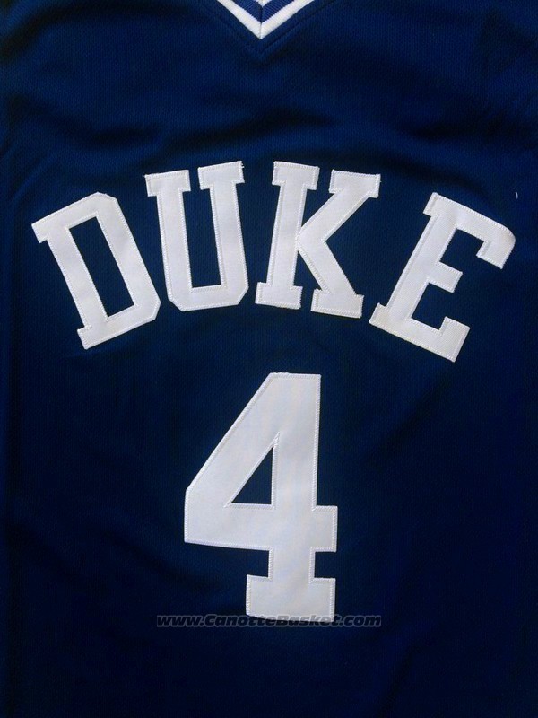 Maglia NCAA Duke Blue Devils J.J. Redick #4 Blu